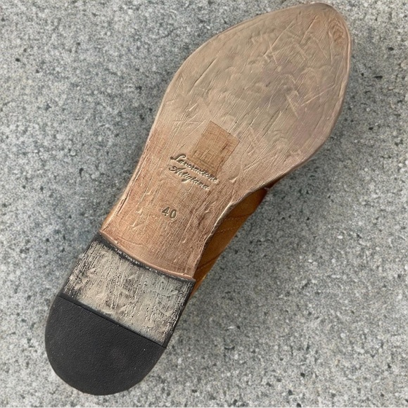 New Free People 'Swept Away' Cutout Suede Bootie Ankle Shoes Tan Leather US9/9.5 - Picture 5 of 17